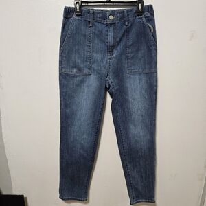 Judy Blue Womens Jeans Size 9/29 Stretch Waist Straight Leg Denim Med. Wash B16